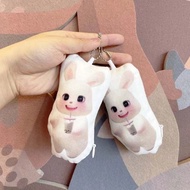 Bar Chi Special Effects Rabbit He Qiu Rabbit Voice Pendant Voice Doll Picture Keychain Emoticon Merc