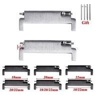 1 Pair Watch Strap Adapter 18mm To 20mm 22mm,20mm To 18/20/22mm,22mm To 22mm Quick Release Pins Conn