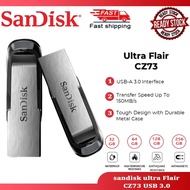 Original Sandisk Flash Drive USB 3.0 Pendrive Ultra Flair 3.0 Flash Drive 128GB 256GB 512GB 1TB