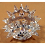 Crystal Hedgehog Shape Size 6.5x6.5x6.5 cm. Weight 0.209 In A Box With Diameter Of 12.5 Cm.height 10