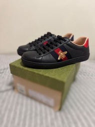 Gucci Ace 蜜蜂刺繡皮革運動鞋