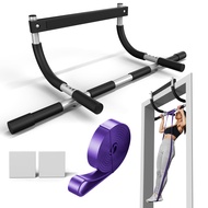 Pull Up Bar for Doorway, Adjustable Door Frame Chin Up Bar Portable Pull-Up Bar for Home Gym, Streng
