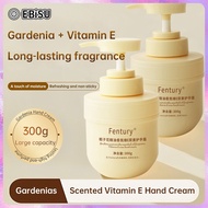 EBiSU Gardenia Essential Oil Fragrance Vitamin E Urea Hand Cream ครีมให้ความชุ่มชื้นความจุสูงป้องกันการแห้งแตกครีมให้ความชุ่มชื้น 300ml