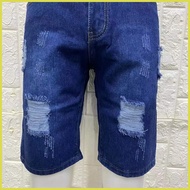 ➟ ✢ ◄ RRJ Denim Short Tattered Men's Shorts