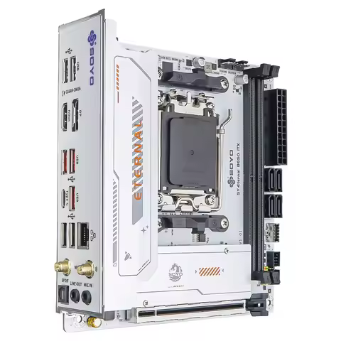 AM5B650ITX Motherboard Ryzen DDR5 PCIe5.0x16 PCIe4.0x4 M.2 ARGB Pins WIFI6 SOYO SATA3.0 HDMI/DP PC G