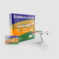 YY Wings 1/400 China Oriental Airlines A340-600 Metal Airliner Aircraft Model B-6055