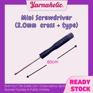 Mini screwdriver (2.0mm cross + type) /install bag accessories/diy accessories/ 2.0mm screw