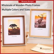 4R 8R 10R A4 Home Nordic Photo Frame Wall Decoration Frame Desktop Display Photo Wooden Photo Frame 