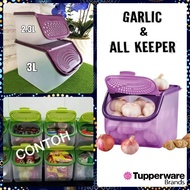 READY STOCK | Tupperware Garlic-N-All Keeper 2.3L 3L 5.5L | Food Storage | Bekas Bawang | Bekas Potato/Kentang