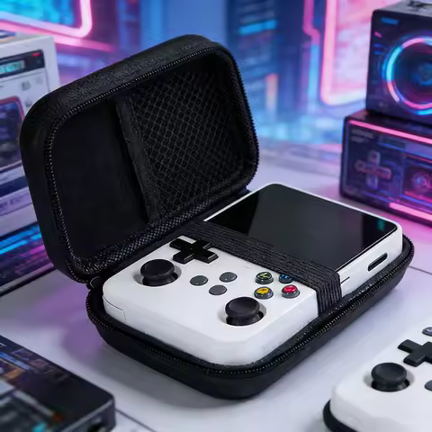 EVA Hard Case for RG35XX Plus Case for ANBERNIC RG35XX Cover Case for R36S R35S RGB20S XU10 Carrying