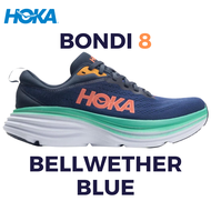 รองเท้าวิ่ง Hoka Bondi 8 BELLWETHER BLUE Size36-45 รองเท้าผ้าใบผู้ชาย รองเท้าผ้าใบผู้หญิง รองเท้าวิ่งชาย รองเท้าวิ่งหญิง รองเท้ากีฬา รองเท้าออกกำลังกาย