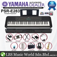 Yamaha PSR-E283 61 Keys Portable Keyboard Deluxe Package Electric Piano (PSRE283 PSR E283)