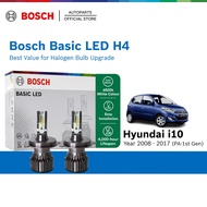 BOSCH BASIC LED H4 Halogen Headlight Retrofit Bulb for Hyundai i10 (PA) 1st Gen Year 2008 - 2017
