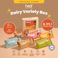 Heal Variety Protein Shake Powder - 6 Sachets [Halal, Dairy / Vegan, Meal Replacement]