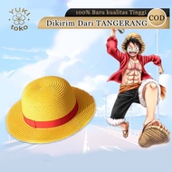 Luffy Mugiwara Hat Straw Hat One Piece Anime Cosplay Hat for Luffy Fans and One Piece Series