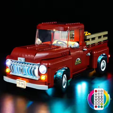 LED Lighting Set Suitable for LEGO Pickup Truck Creator Expert 10290 Building Blocks