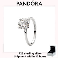 Original S925 Sterling Silver Pandora Lab-grown Diamond Ring