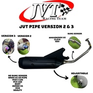 ✅JVT PIPE V3 SILENT KILLER POWER PIPE (MIO SPORTY/SOULTY/MIO I 125/NMAX V2/AEROX V2/CLICK)