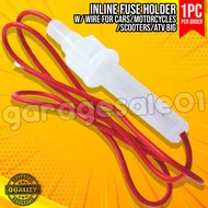 Inline Fuse Holder w/ Wire for Cars/Motorcycles/Scooters/ATV BIG