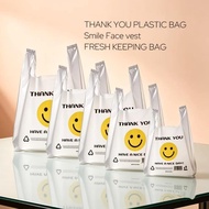 Plastic Sando Bag AvailaMultiple Size THANK YOU PLASTIC BAG Thick Durable Smiley Transparent Design