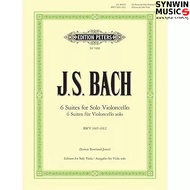 J.S Bach 6 Cello Suites for Cello Solo BWV 1007-1012 (Transcribed for Viola)  EP7489
