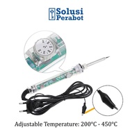 Transparent Soldering Iron 60W Model 907 SP / Adjustable Temperature 200C - 450C / Adjustable Temper