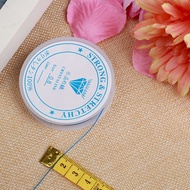 Crystal Thread 0.8mm Elastic Thread 1 Roll About 8 Meters Rubber Band Thread Elastic Thread Bracelet
