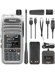 Talkpod A36plus Gmrs 無線電對講機,512頻道,5瓦輸出,am空中vhf Uhf 7頻段接收。