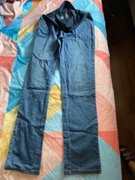 010 薄身夏天孕婦牛仔長褲S碼（只穿過一次）