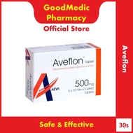 Aveflon Micronized Purified Flavonoids Fraction 500mg Tablet (30s)