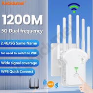 Kebidumei 1200Mbps 5Ghz Wireless WIFI Repeater 2.4G 5G WIFI Signal Amplifier Extender Router WIFI Network Lan  WIFI