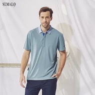 【ST.MALO】台灣製POLO衫典藏恆時咖啡紗男POLO衫-1815MP-XL碉堡灰