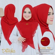 Instant hijab DC 706 Hoodie ceruty babydoll laser cutting Payet by Desvika hijab for adult muslim wo
