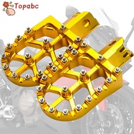 TOPABCLE Footpegs Rest, Rest Pedal CNC|Dirt Bike Foot Pegs,  Durable Pedal CNC for MX 650 500 MX650 
