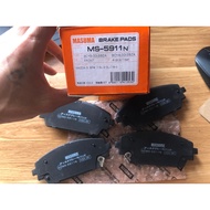 FRONT + REAR BRAKE PADS for MAZDA 3, version. 2.5 ,1.5 , 2.0 sx 2019 - 2023 MASUMA brand (JAPAN)