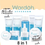 WARDAH ACNE ACNEDERM PAKET 8 in 1 - WAJAH BERJERAWAT - ACNE TREATMENT