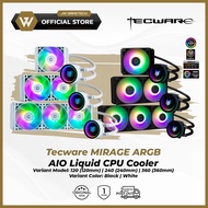 Tecware MIRAGE ARGB AIO Liquid CPU Cooler Black/White - 120mm | 240mm | 360mm