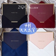 4H Same Day Shipment Gilding Card With Envelope Birthday Valentine's Gift Greeting Thank You Handmad