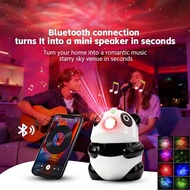 16 Colors Panda Galaxy Projector Star Projector Night Light with Bluetooth Speaker Galaxy Light Astr