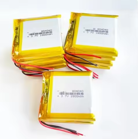 10 PCS 3.7V 1800mah Lithium Polymer LiPo Rechargeable Battery 804040 For Mp3 GPS PSP DVD Mobile Phon