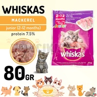 Pawcikishop - whiskas pouch junior MACKEREL / whiskas / whiskas pouch / cat whiskas / junior whiskas