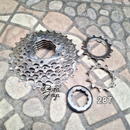 28T SPROCKET OXO 7 speed 7sp CASSETTE 11-28T