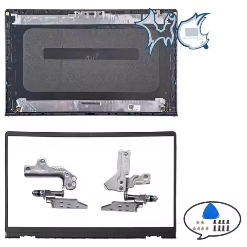 New For Inspiron 15 3510 3511 3515 3520 3521 Rear Lid TOP Case Laptop LCD Back Cover Front Bezel 09W