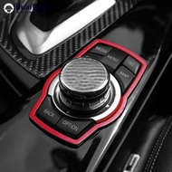 HUAIHAO Car Styling Interior Multimedia Buttons Cover Molding Trim For BMW 1 3 5 7 Series 3GT/5GT/X3