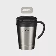 CAFEMUG 附蓋咖啡保溫杯400ML-紅色 TI-HB3989