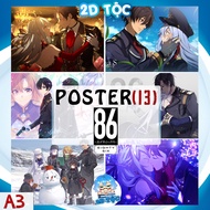 POSTER A3 ANIME MANGA 86 EIGHTY SIX (13) - 2D Tribe Shop