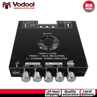 โมดูลขยายเสียง ZK-HT21 สำหรับเครื่องเสียงคุณภาพสูง พร้อม Bluetooth AUX USB TDA7498E สำหรับงานออดิโอร