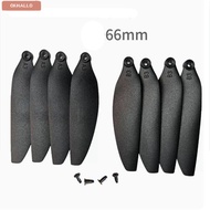 OKHALLO Folding Propeller Blades, 58mm/66mm Black Remote Control Drone Parts, Universal Plastic Quad