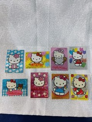 Hello Kitty 閃閃貼紙 古董 懷舊 絕版 1999年