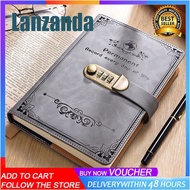 2025 New🔥study Diary with Lock PU Leather Combination Lock Journal (Combination Lock Diary) A5 Passw